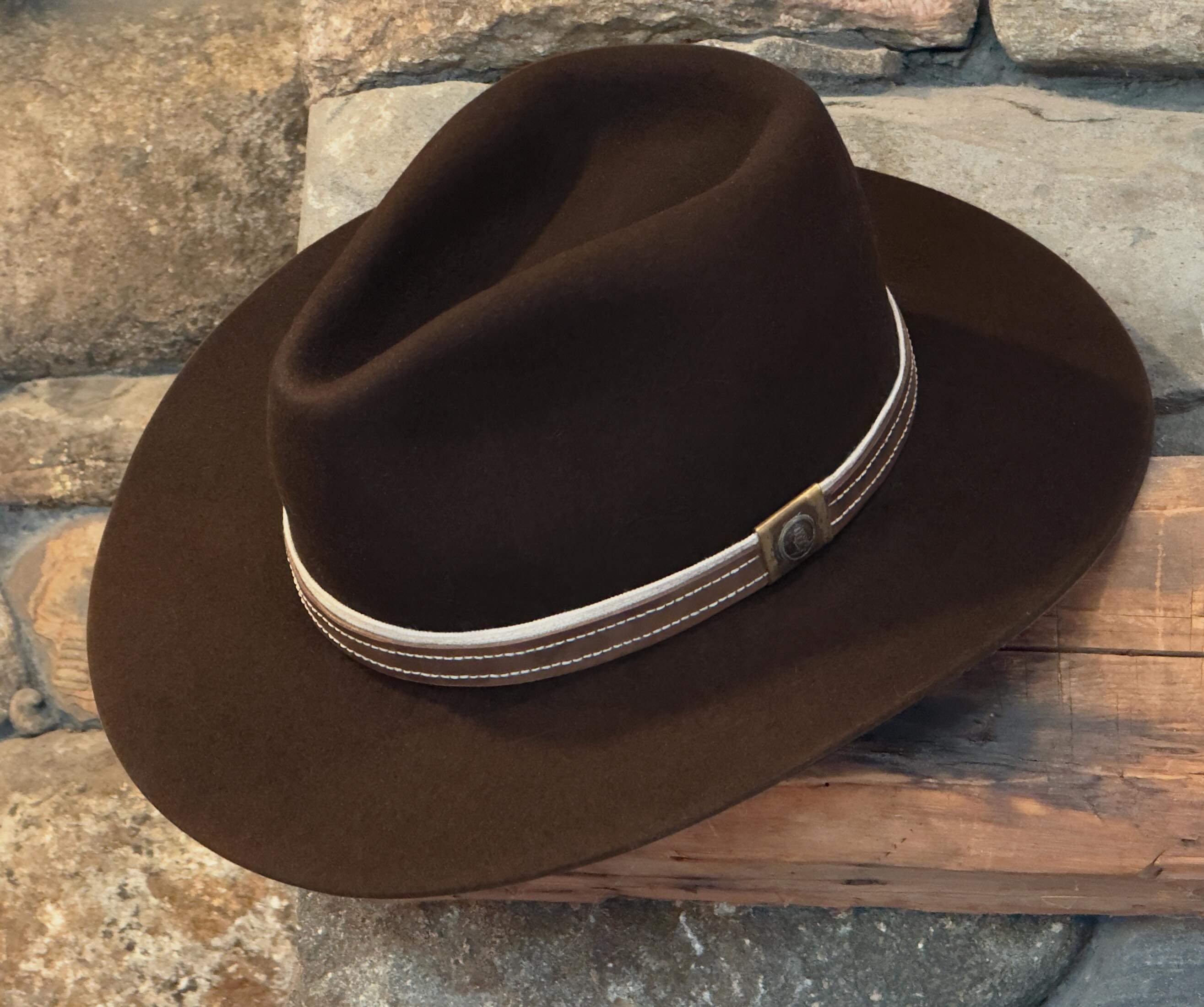 Custom hat on stone